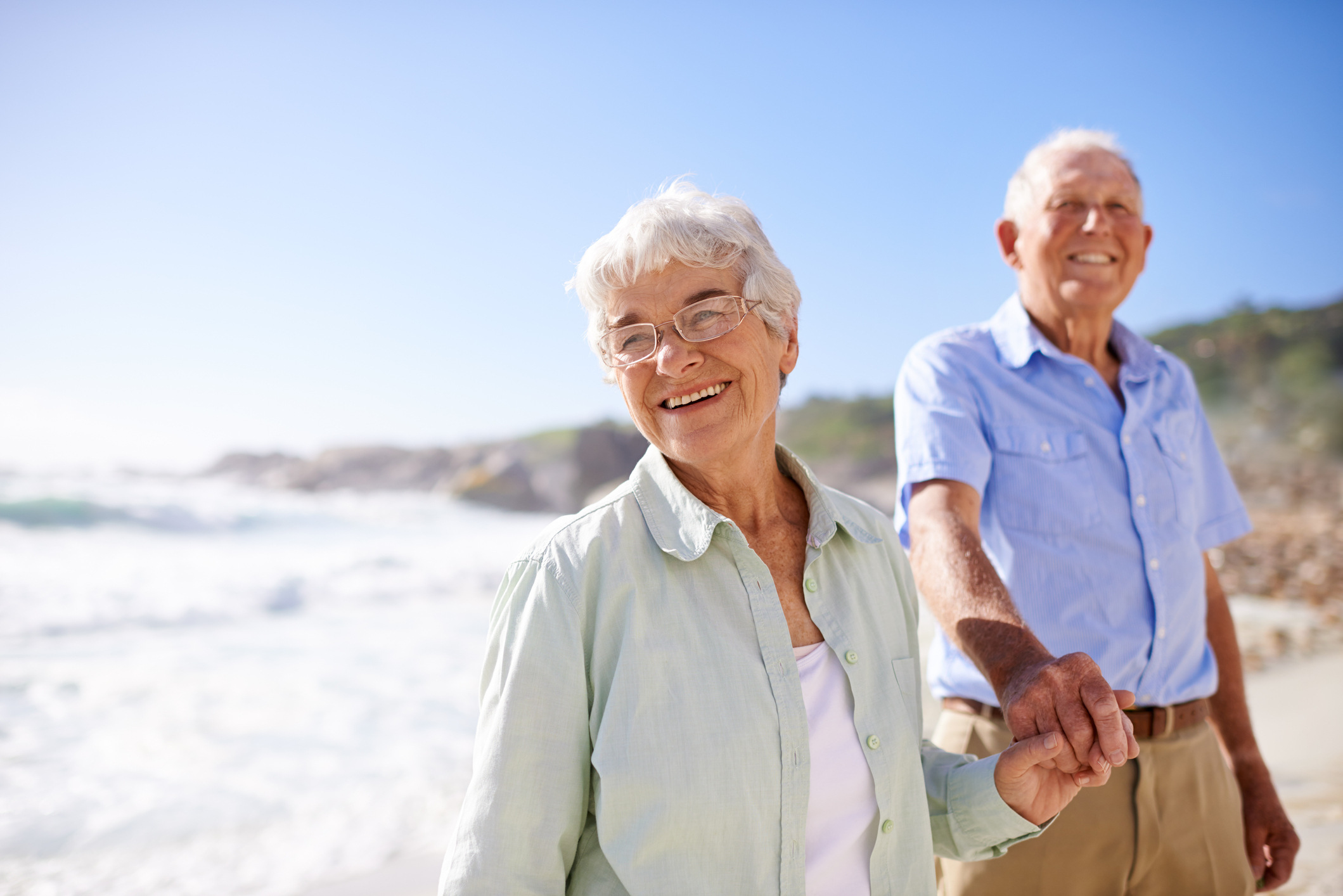 couple at beach