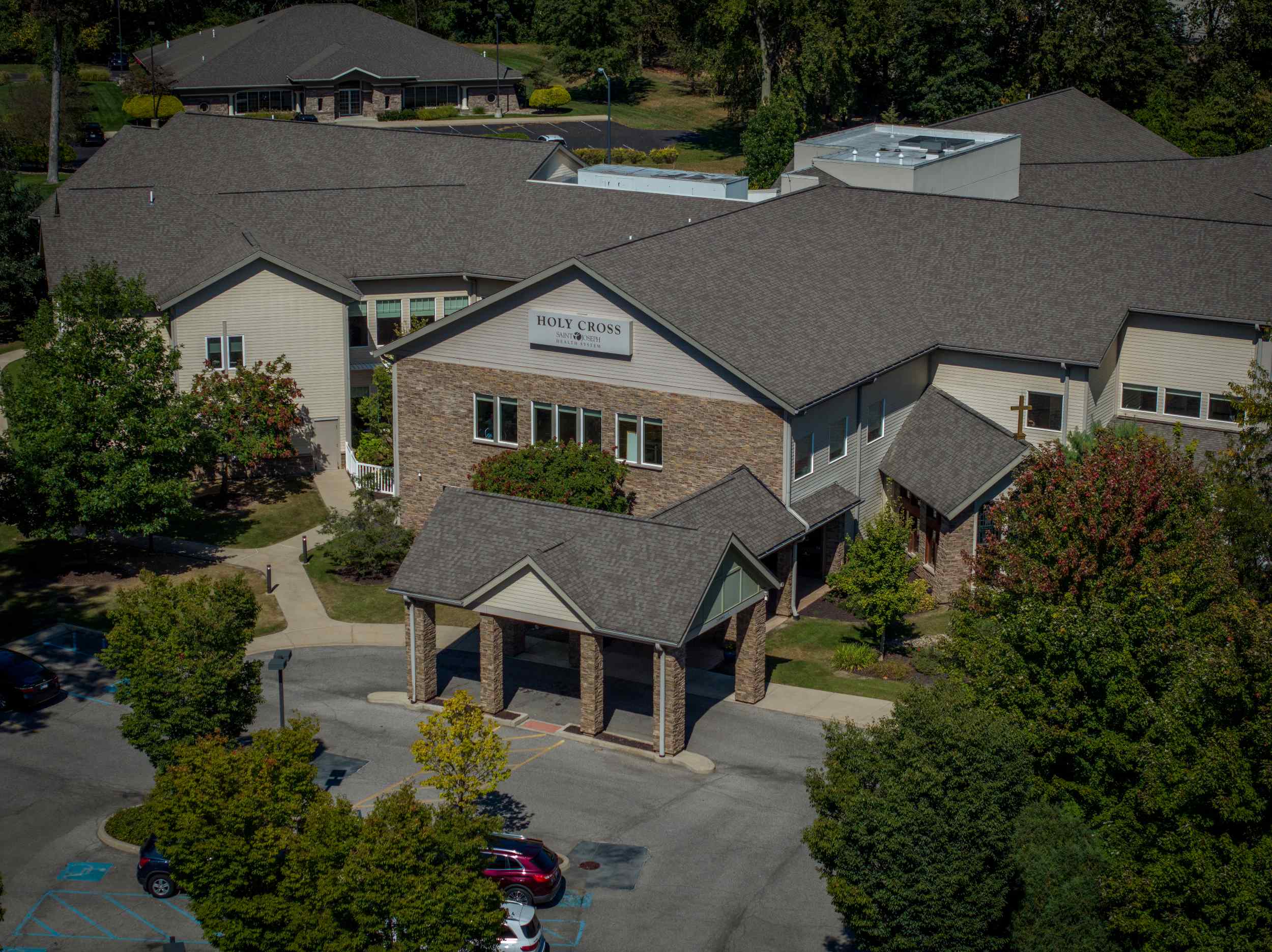 Holy Cross front of building