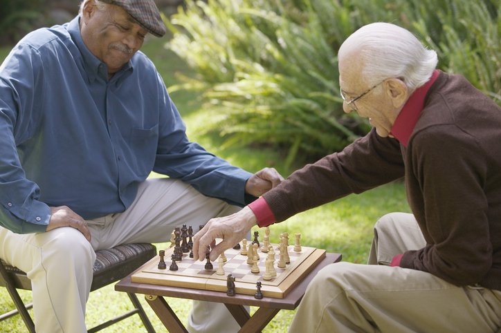 men playing chess