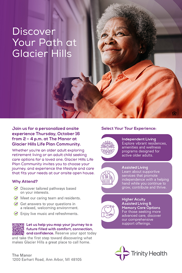 Open House October 16 Glacier Hills Ann Arbor